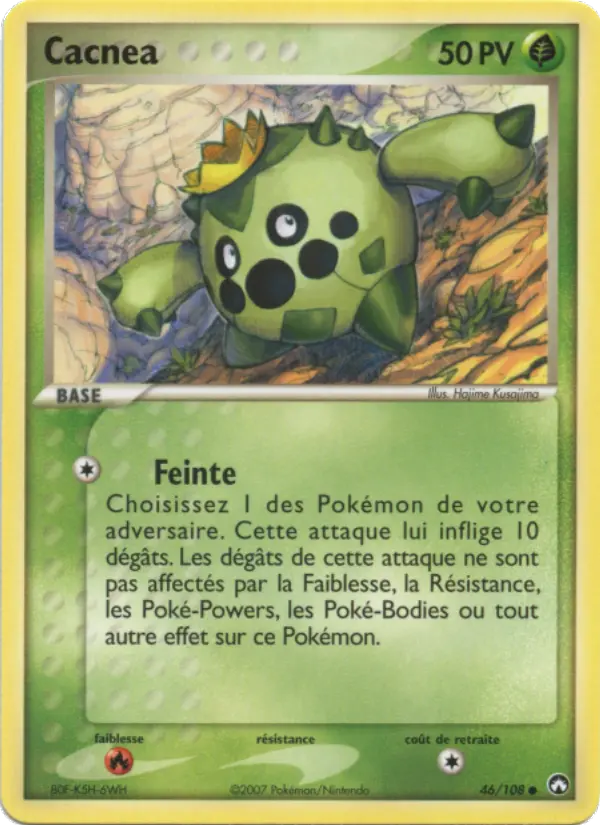 Carte Pokémon Cacnea 46