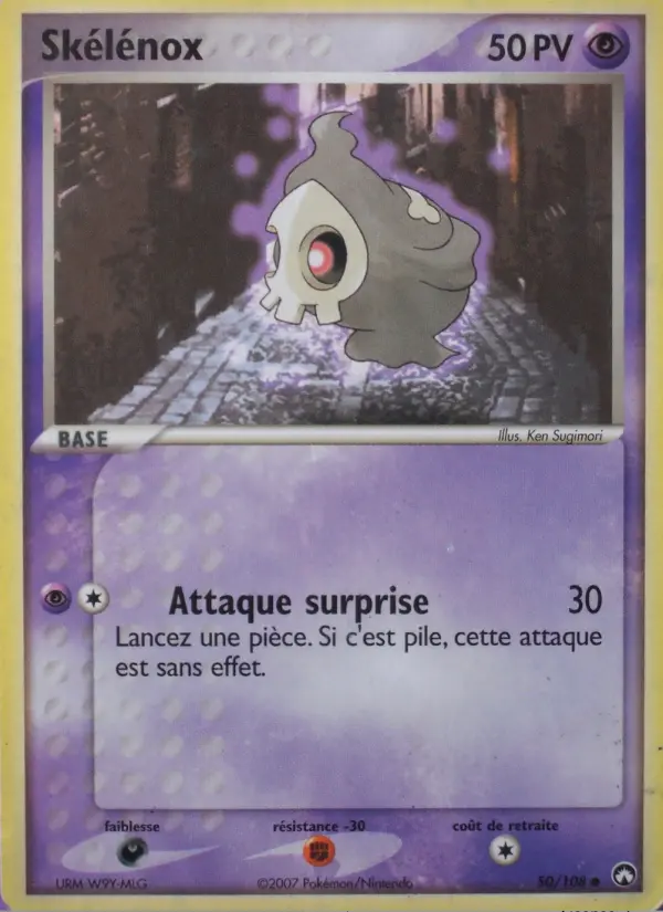 Carte Pokémon Skélénox 50