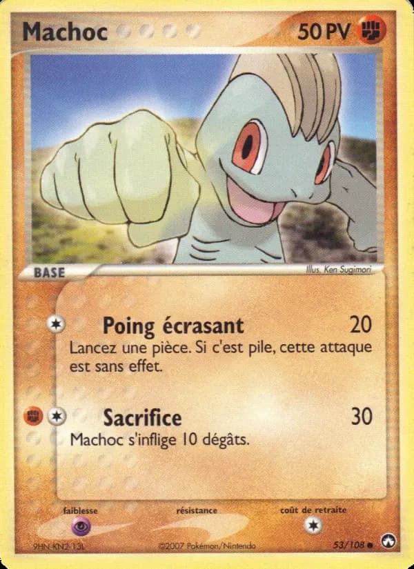 Carte Pokémon Machoc 53