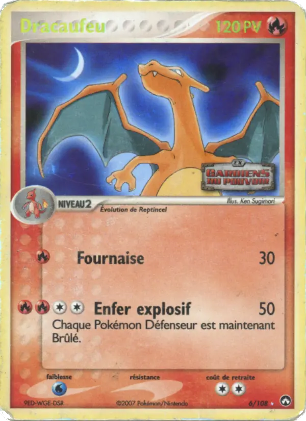 Carte Pokémon Dracaufeu 6