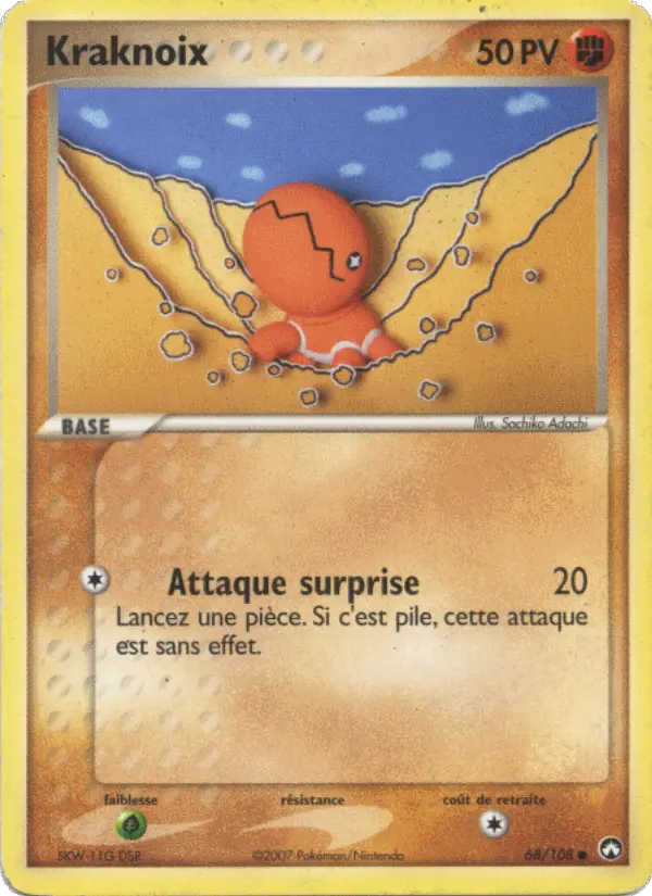 Carte Pokémon Kraknoix 68