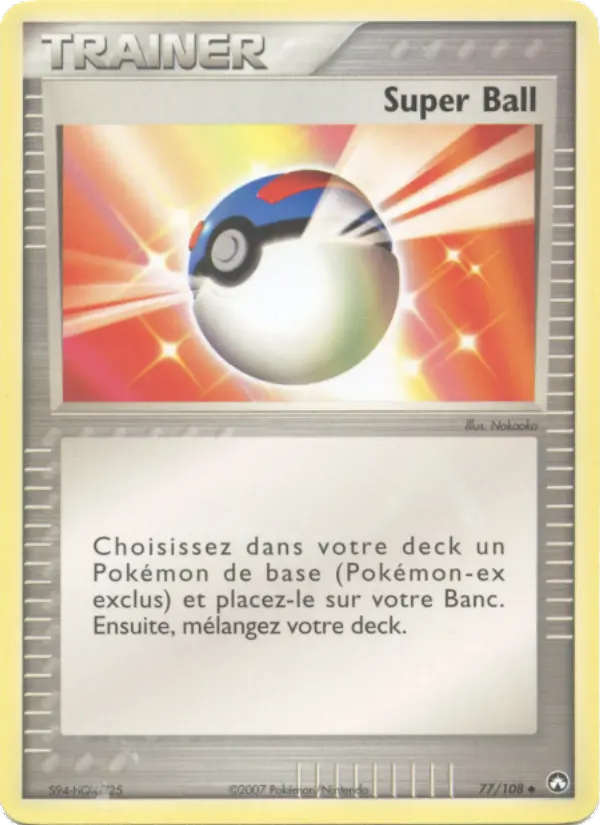 Carte Pokémon Super Ball 77