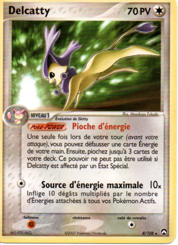 Carte Pokémon Delcatty 8