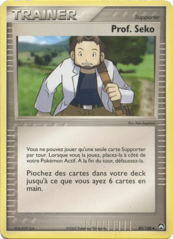 Carte Pokémon Prof. Seko 80