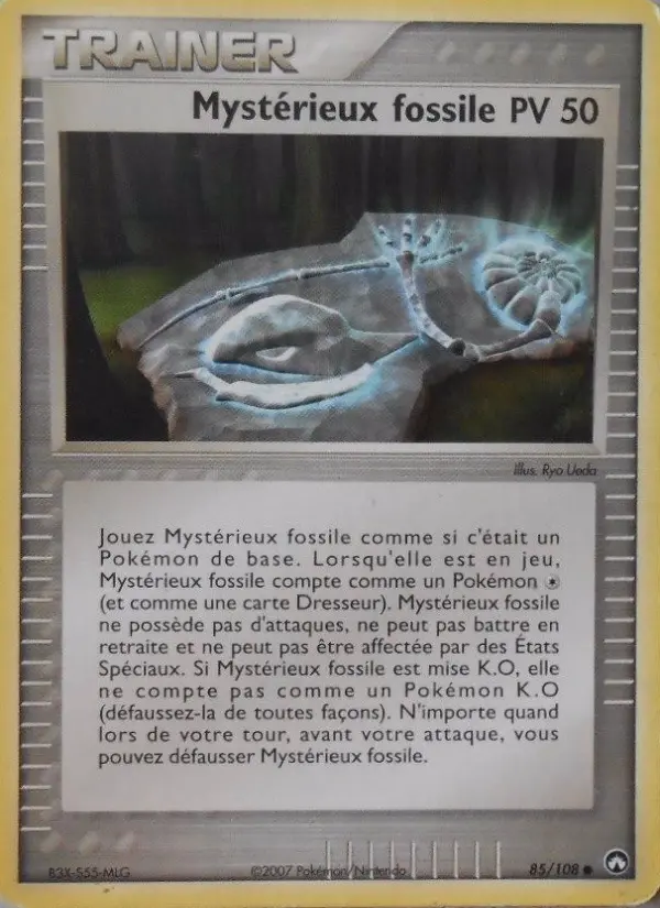Carte Pokémon Mystérieux fossile 85