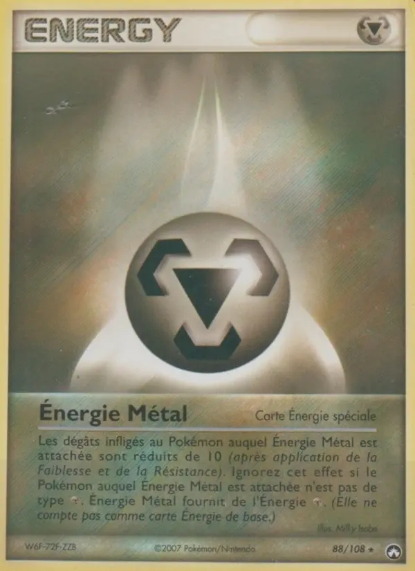 Carte Pokémon Énergie Métal 88