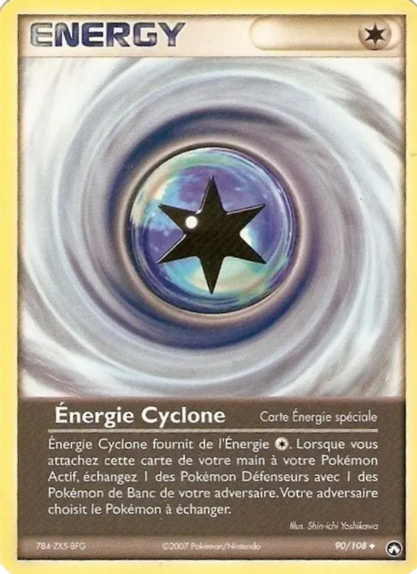 Carte Pokémon Énergie Cyclone 90
