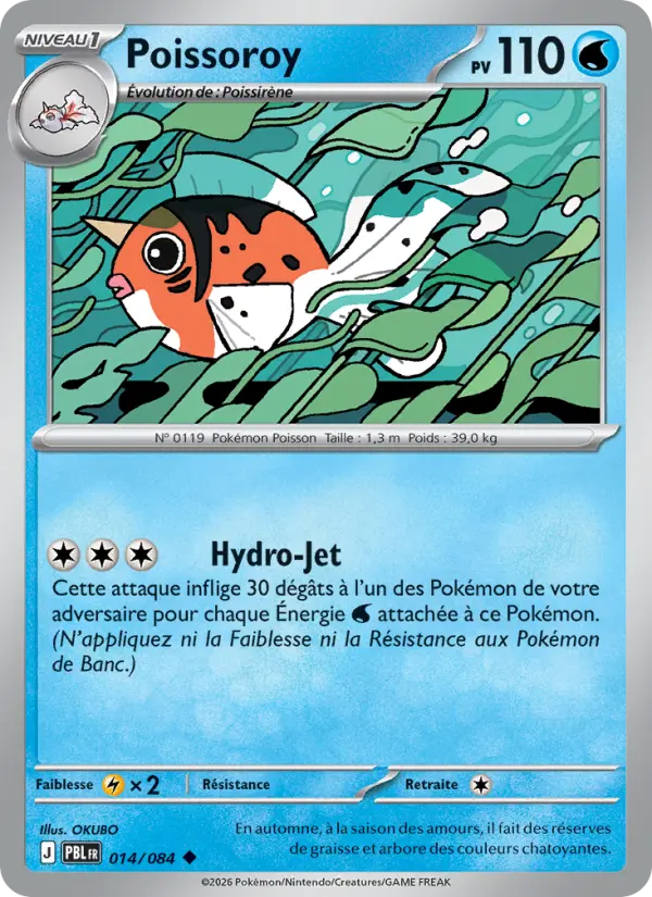 Carte Pokémon Poissoroy 014