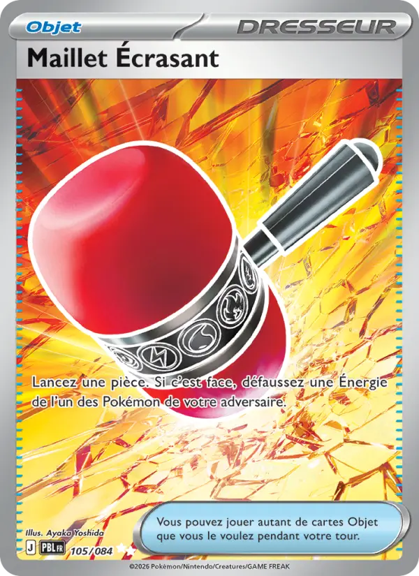 Carte Pokémon Maillet Écrasant 105