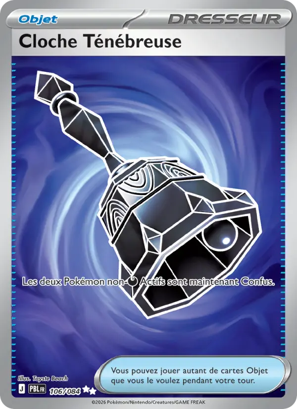 Carte Pokémon Cloche Ténébreuse 106