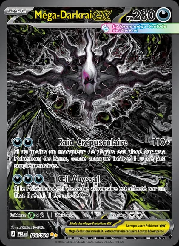 Carte Pokémon Méga-Darkrai-ex 116