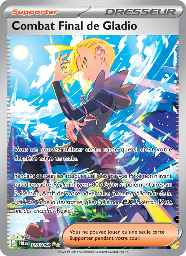 Carte Pokémon Combat Final de Gladio 118