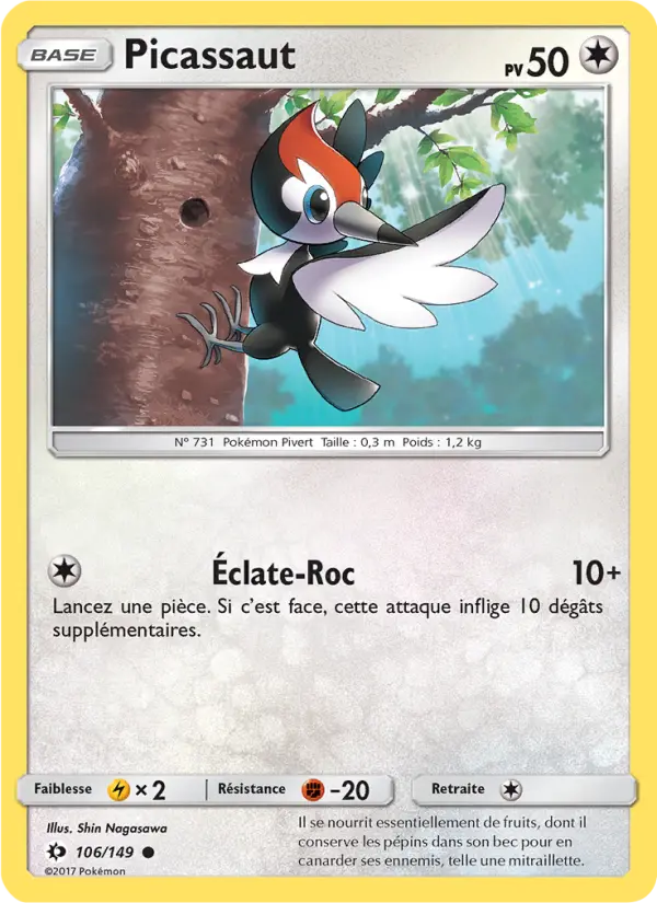 Carte Pokémon Picassaut 106