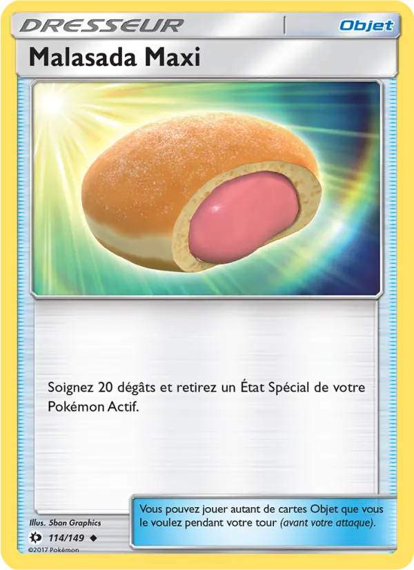 Carte Pokémon Malasada Maxi 114