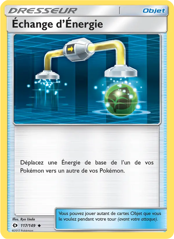 Carte Pokémon Échange d’Énergie 117