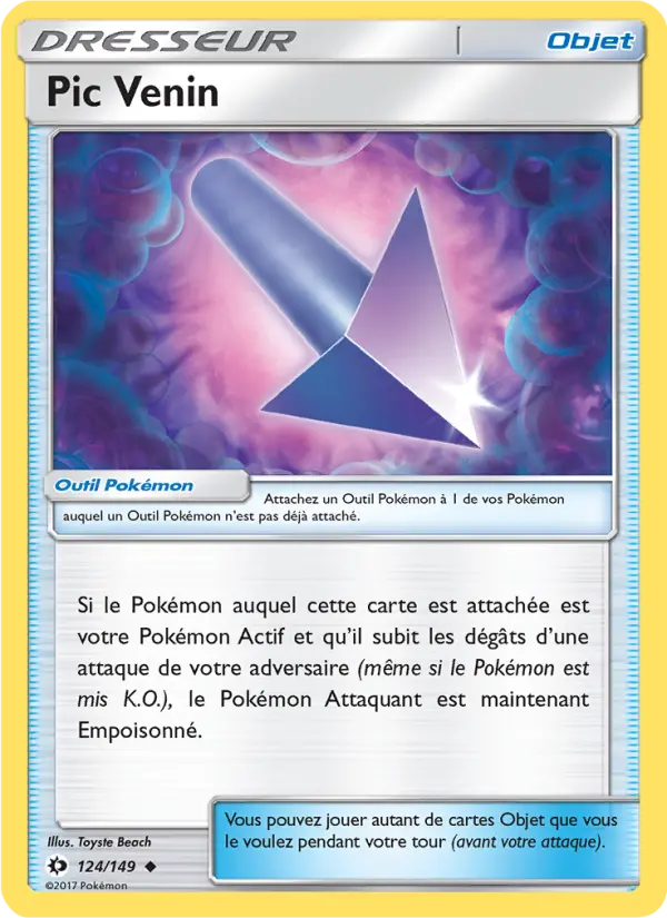 Carte Pokémon Pic Venin 124