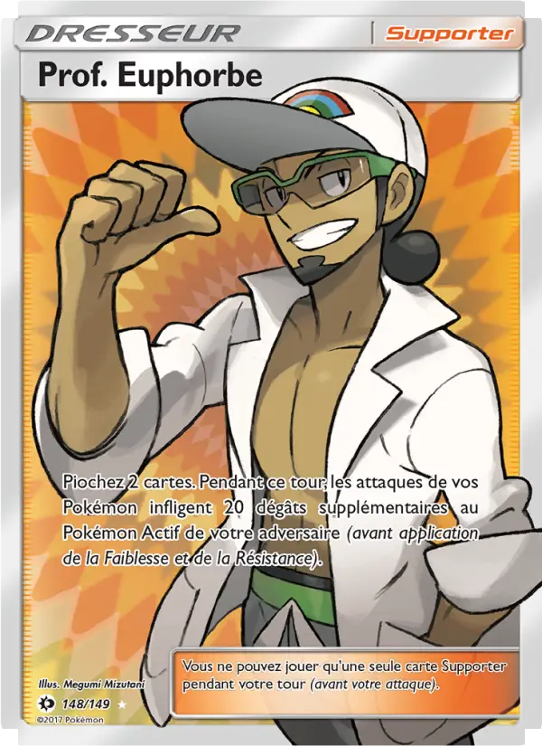 Carte Pokémon Prof. Euphorbe 148