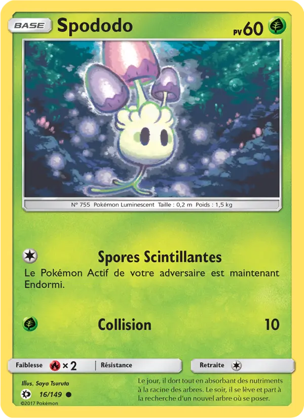 Carte Pokémon Spododo 16