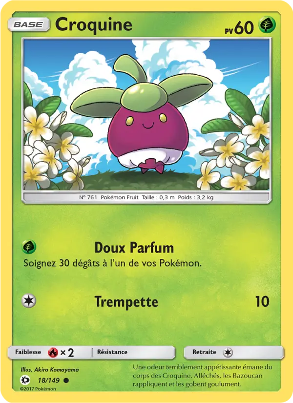 Carte Pokémon Croquine 18
