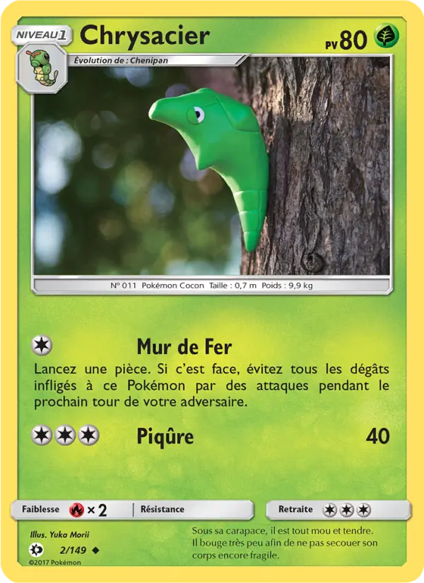 Carte Pokémon Chrysacier 2