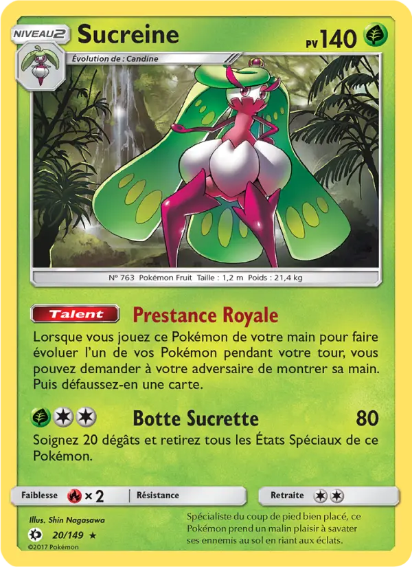 Carte Pokémon Sucreine 20
