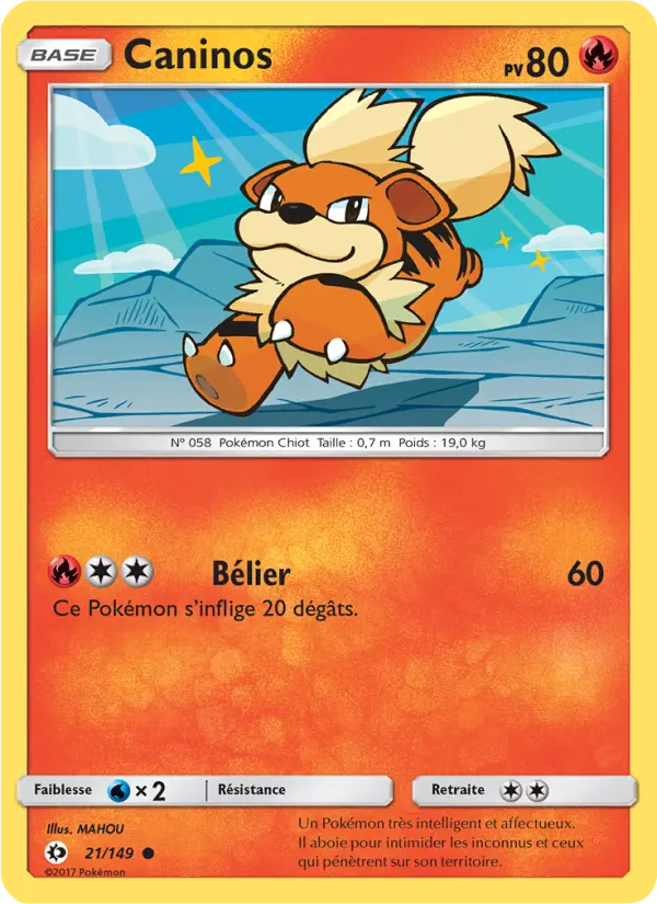 Carte Pokémon Caninos 21