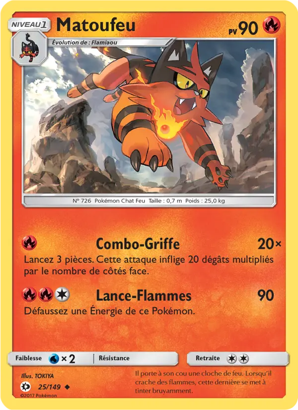 Carte Pokémon Matoufeu 25