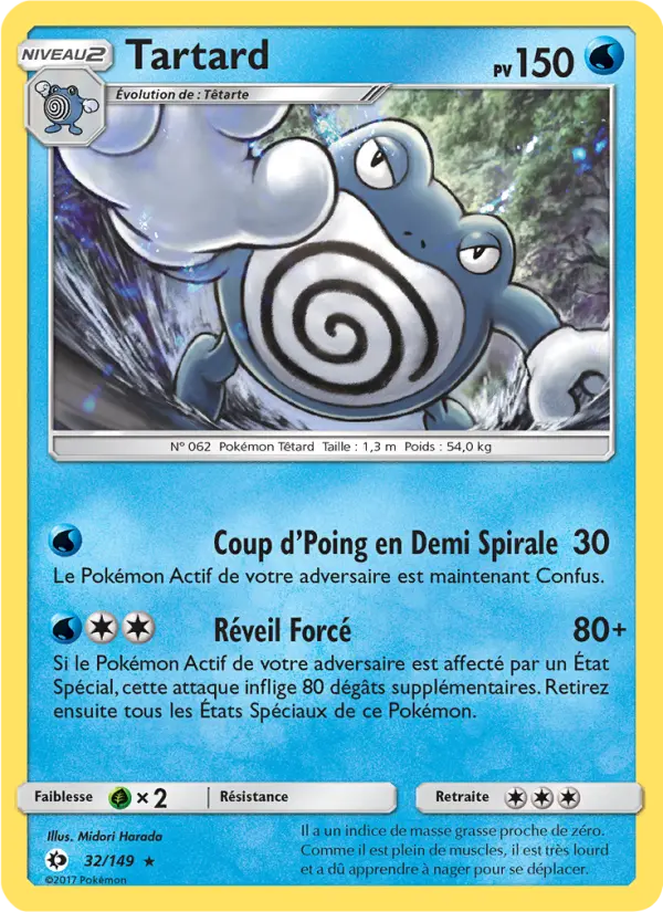 Carte Pokémon Tartard 32