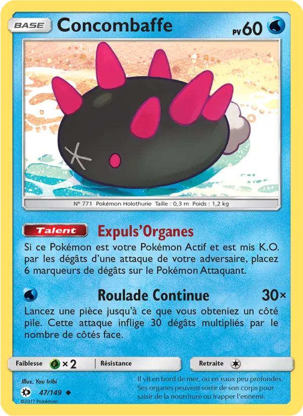 Carte Pokémon Concombaffe 47
