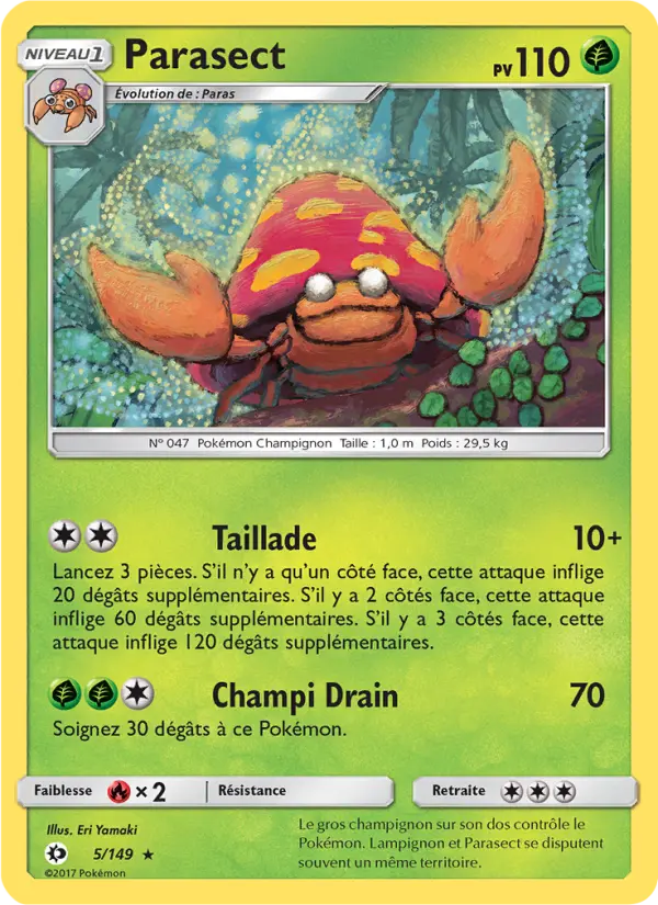 Carte Pokémon Parasect 5