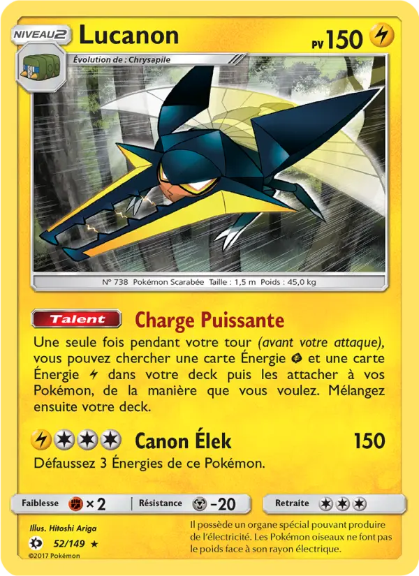 Carte Pokémon Lucanon 52