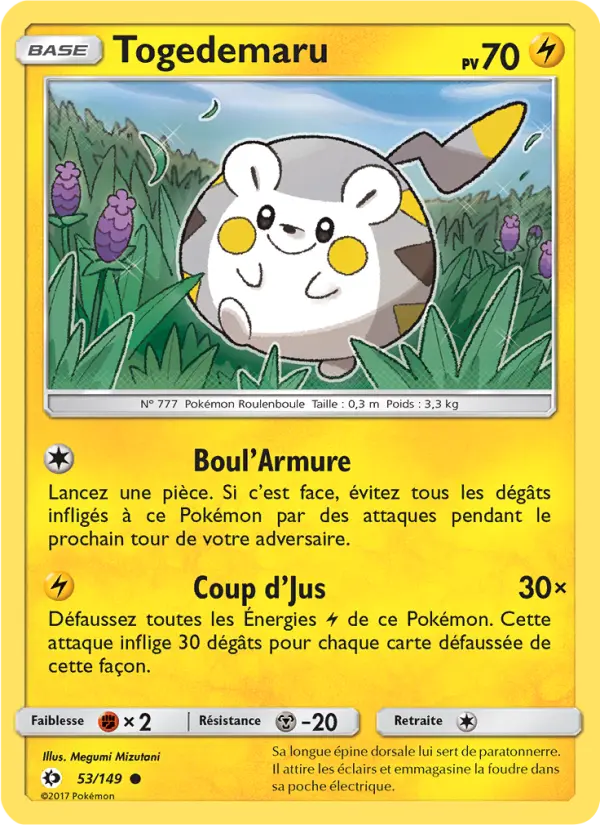 Carte Pokémon Togedemaru 53
