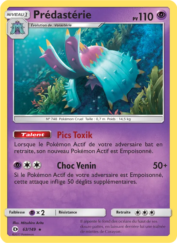Carte Pokémon Prédastérie 63