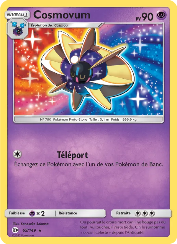 Carte Pokémon Cosmovum 65