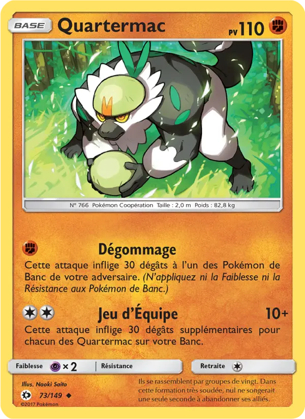 Carte Pokémon Quartermac 73