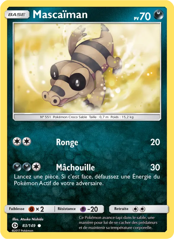 Carte Pokémon Mascaïman 83