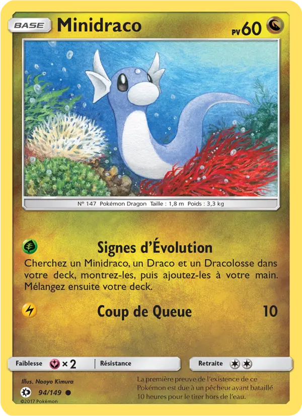 Carte Pokémon Minidraco 94