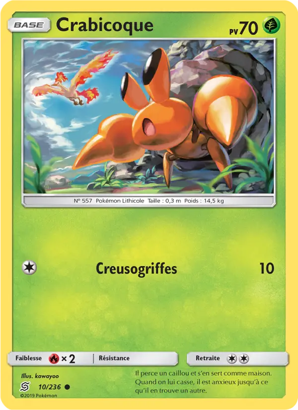 Carte Pokémon Crabicoque 10