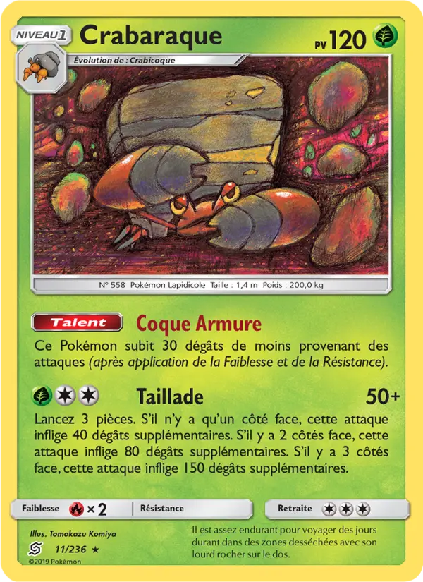 Carte Pokémon Crabaraque 11