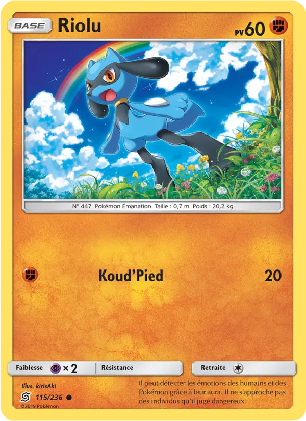 Carte Pokémon Riolu 115