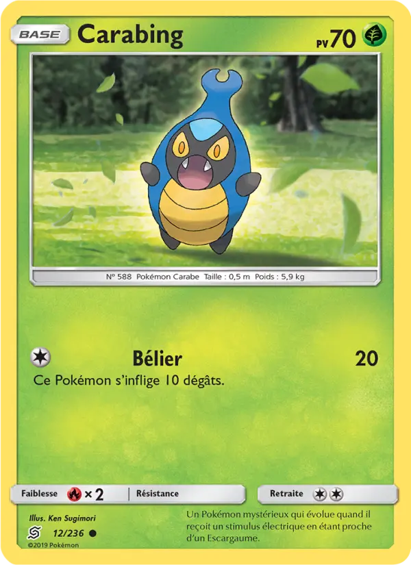 Carte Pokémon Carabing 12