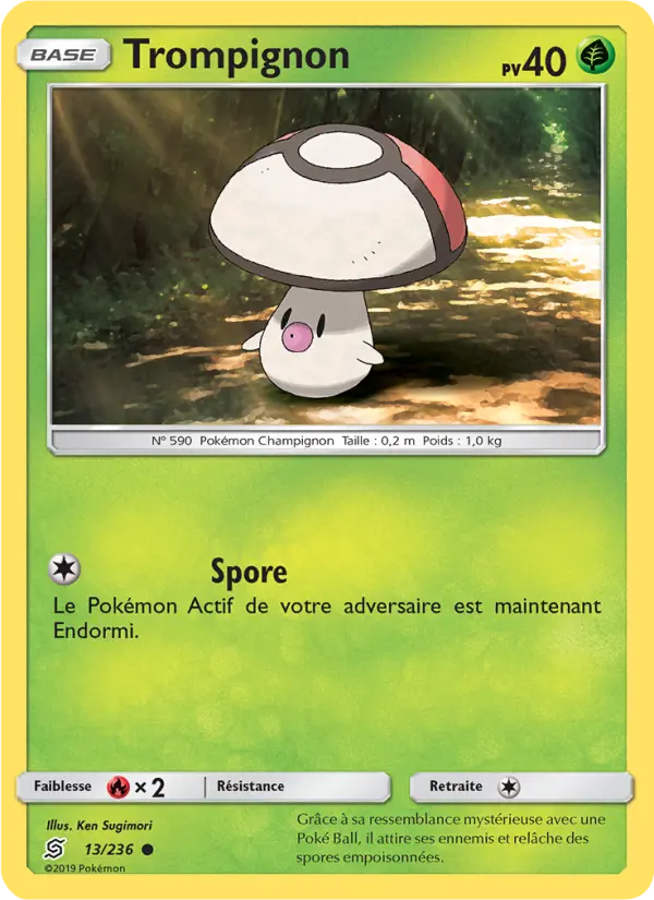 Carte Pokémon Trompignon 13