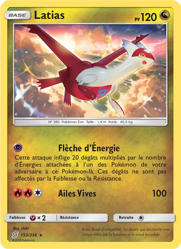 Carte Pokémon Latias 153