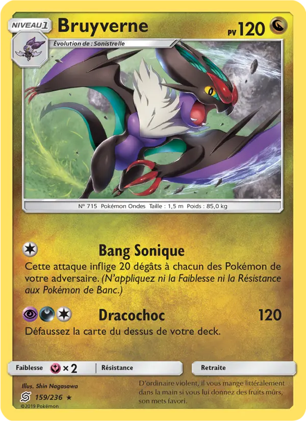 Carte Pokémon Bruyverne 159