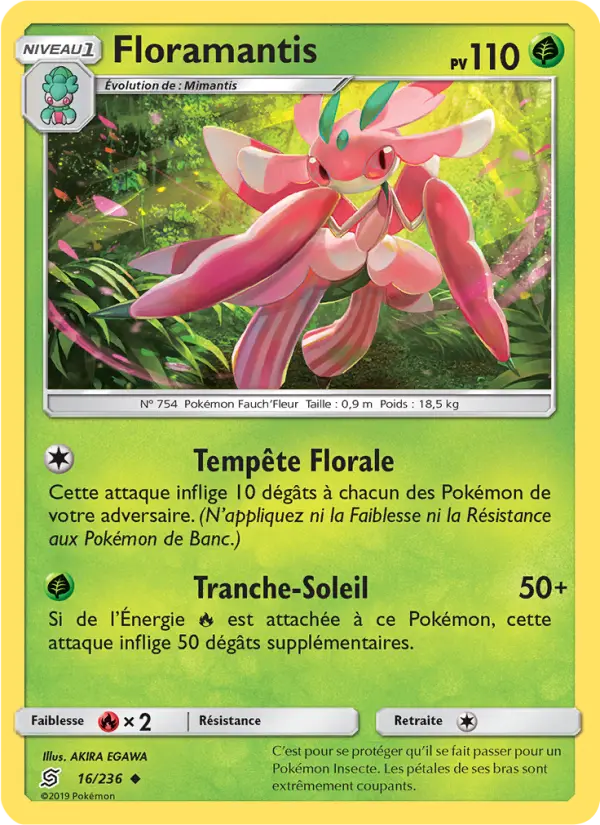Carte Pokémon Floramantis 16
