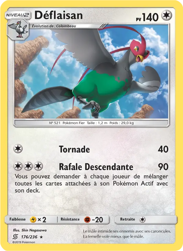 Carte Pokémon Déflaisan 176
