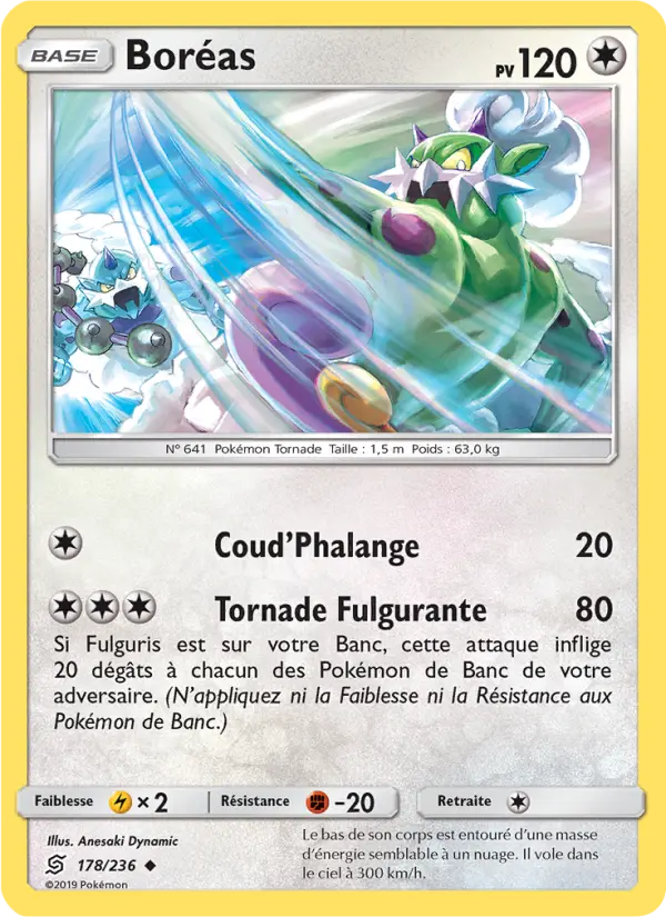 Carte Pokémon Boréas 178