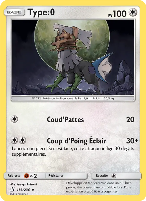 Carte Pokémon Type:0 183