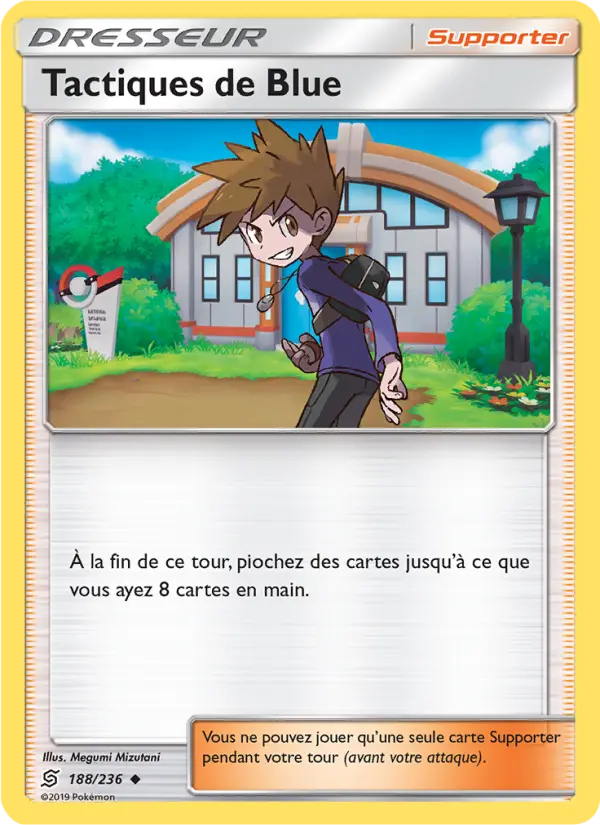 Carte Pokémon Tactiques de Blue 188