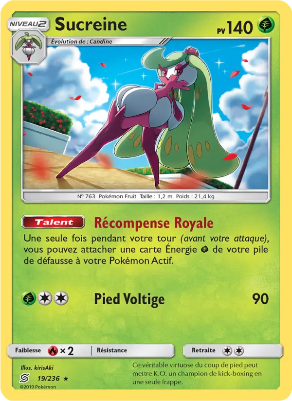 Carte Pokémon Sucreine 19